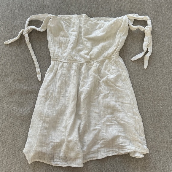 Strapless Mini Dress with Arm Ties - Picture 1 of 3